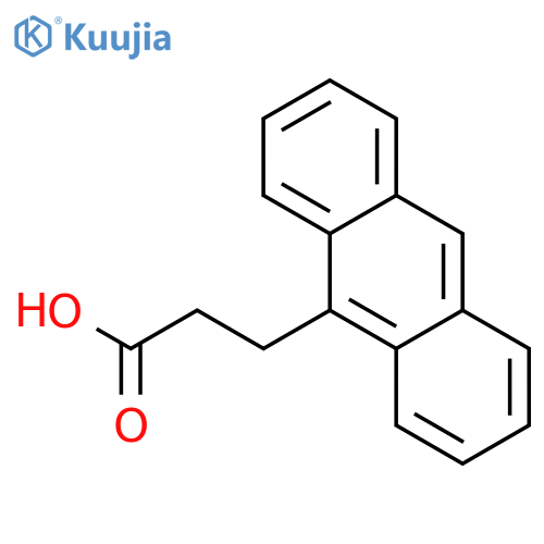 3-(anthracen-9-yl)propanoic acid structure
