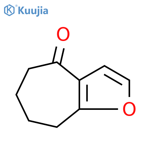 5,6,7,8-tetrahydro-4H-Cyclohepta[b]furan-4-one structure