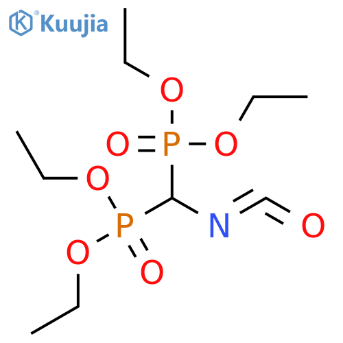 PHOSPHONIC ACID, (ISOCYANATOMETHYLENE)BIS-, TETRAETHYL ESTER structure
