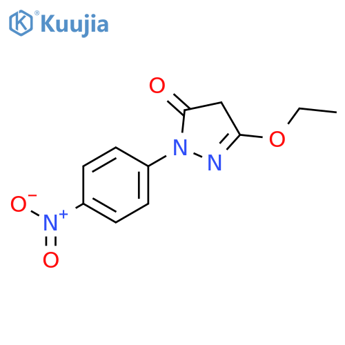 3-Ethoxy-1-(4-nitrophenyl)-2-pyrazolin-5-one structure