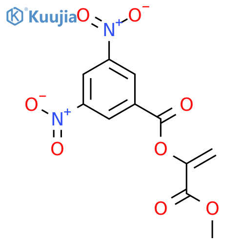 2-Propenoic acid, 2-[(3,5-dinitrobenzoyl)oxy]-, methyl ester structure