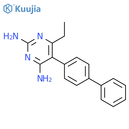 2,4-Pyrimidinediamine, 5-[1,1'-biphenyl]-4-yl-6-ethyl- structure
