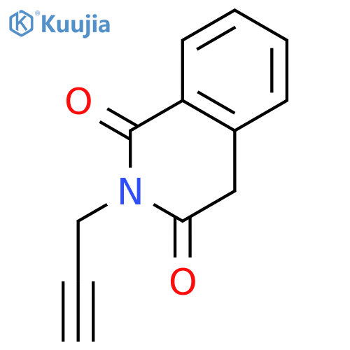 2-(prop-2-yn-1-yl)-1,2,3,4-tetrahydroisoquinoline-1,3-dione structure