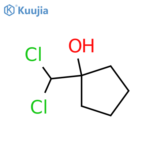 Cyclopentanol, 1-(dichloromethyl)- structure