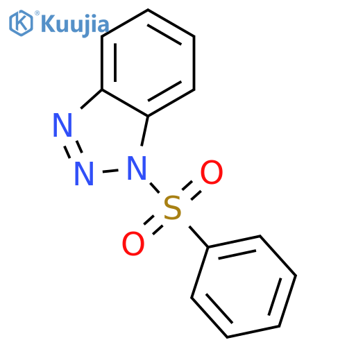 1-(phenylsulfonyl)-1h-benzotriazole structure