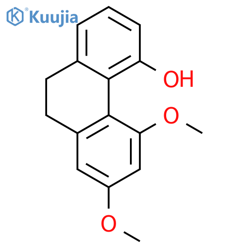 4-Phenanthrenol,9,10-dihydro-5,7-dimethoxy- structure