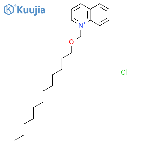 Quinolinium, 1-[(dodecyloxy)methyl]-, chloride structure