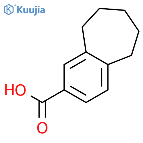 5H-Benzocycloheptene-2-carboxylic acid, 6,7,8,9-tetrahydro- structure