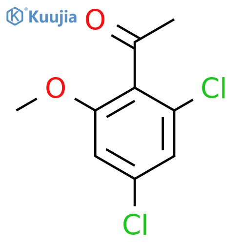 1-(2,4-Dichloro-6-methoxyphenyl)ethanone structure