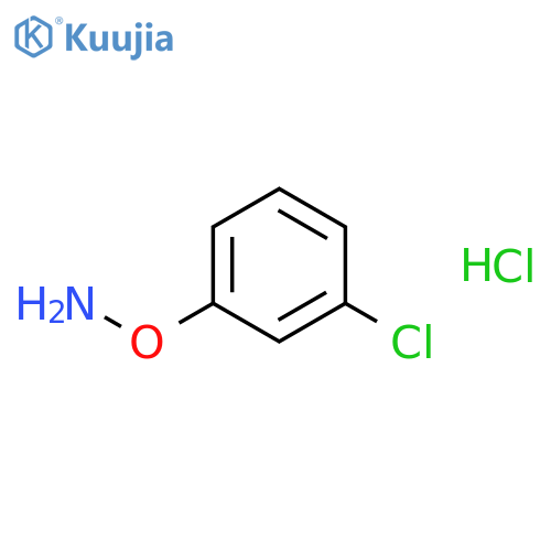 HYDROXYLAMINE, O-(3-CHLOROPHENYL)-, HYDROCHLORIDE structure