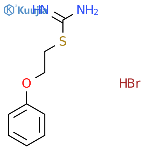 [(2-Phenoxyethyl)sulfanyl]methanimidamide hydrobromide structure