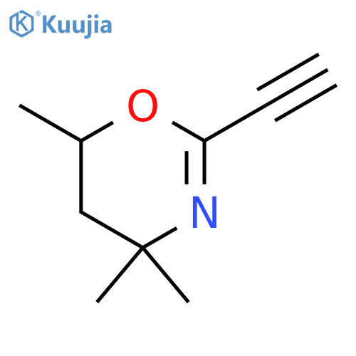 4H-1,3-Oxazine, 2-ethynyl-5,6-dihydro-4,4,6-trimethyl- (9CI) structure