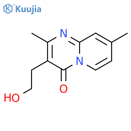 3-(2-hydroxyethyl)-2,8-dimethyl-4H-pyrido[1,2-a]pyrimidin-4-one structure