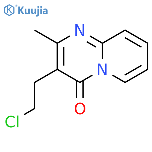 3-(2-Chloroethyl)-2-methyl-4H-pyrido1,2-apyrimidin-4-one structure