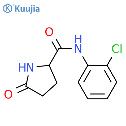 N-(2-Chlorophenyl)-5-oxoprolinamide structure