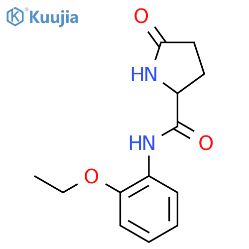 N-(2-Ethoxyphenyl)-5-oxoprolinamide structure