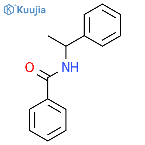 N-[(1S)-1-phenylethyl]benzamide structure