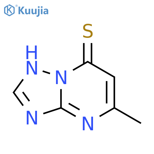 [1,2,4]Triazolo[1,5-a]pyrimidine-7(1H)-thione, 5-methyl- structure