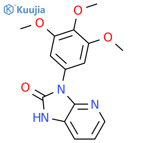 1,3-Dihydro-3-(3,4,5-trimethoxyphenyl)-2H-imidazo[4,5-b]pyridin-2-one structure