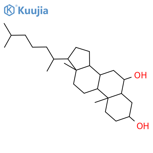 6α-Hydroxy-5α-cholestanol structure
