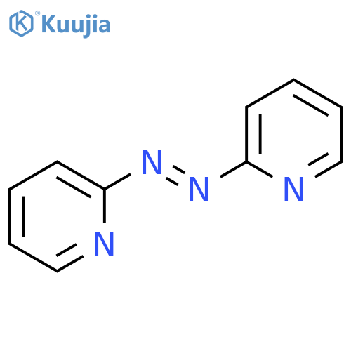 Pyridine, 2,2'-azobis- structure