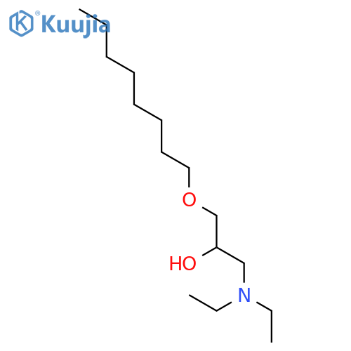 2-PROPANOL, 1-(DIETHYLAMINO)-3-(OCTYLOXY)- structure