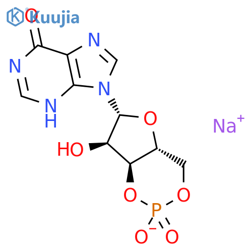Inosine-3',5'-cyclic Monophosphate Sodium Salt structure