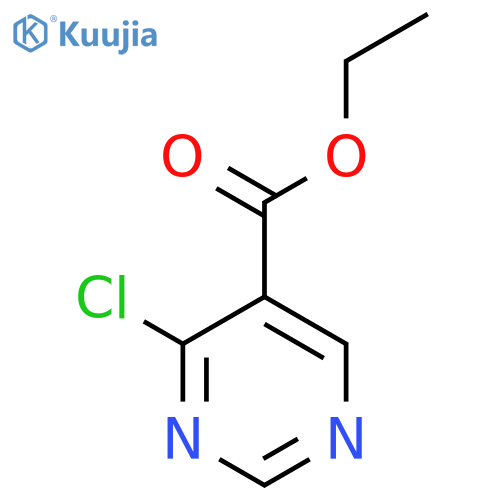 Ethyl 4-chloropyrimidine-5-carboxylate structure