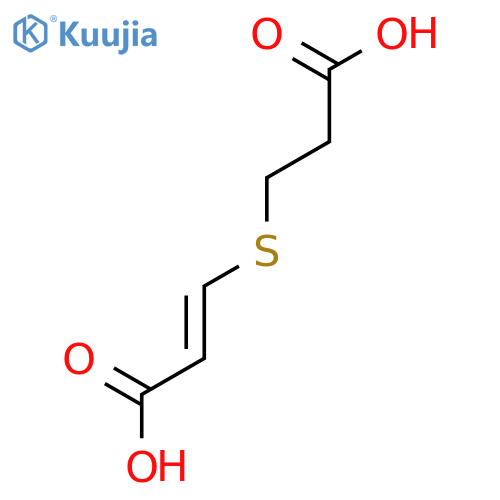 2-Propenoicacid, 3-[(2-carboxyethyl)thio]-, (Z)- (9CI) structure