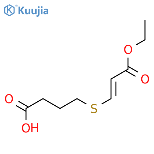 4-[(e)-3-ethoxy-3-oxoprop-1-enyl]sulfanylbutanoic Acid structure