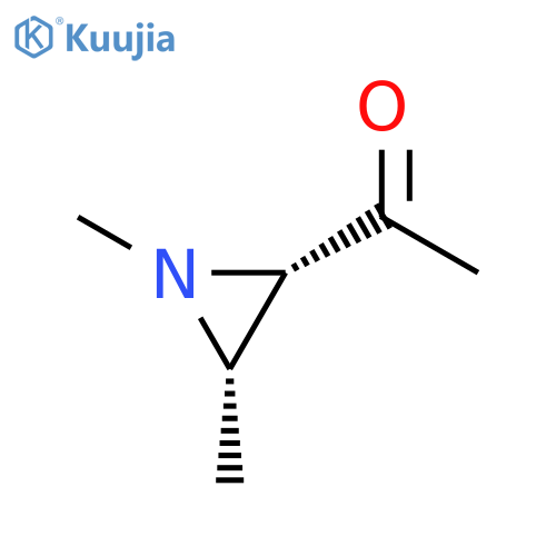 Ethanone,1-(1,3-dimethyl-2-aziridinyl)-, cis- (9CI) structure