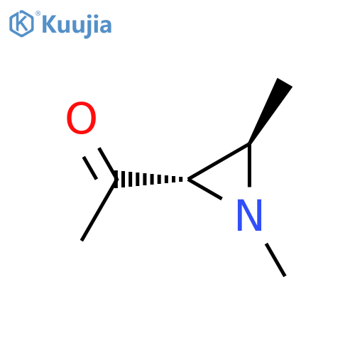 Ethanone,1-(1,3-dimethyl-2-aziridinyl)-, (1a,2a,3b)- (9CI) structure