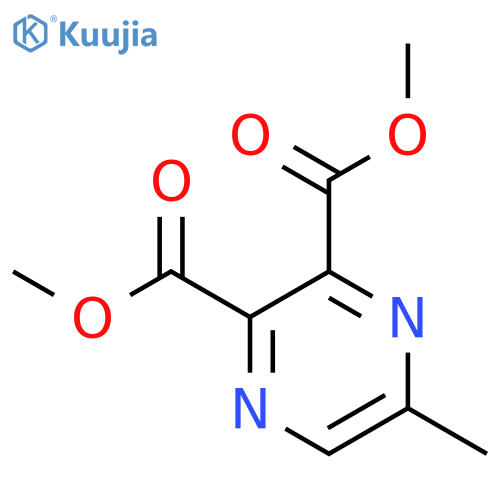 Dimethyl 5-methylpyrazine-2,3-dicarboxylate structure