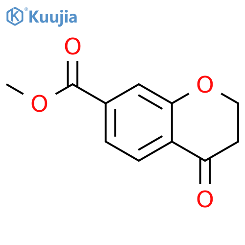 Methyl 4-oxochroman-7-carboxylate structure