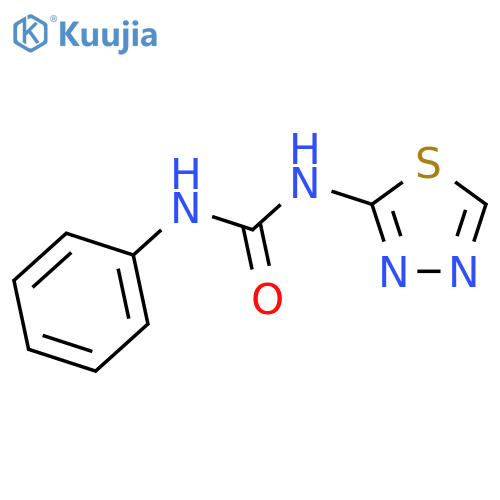 Urea,N-phenyl-N'-1,3,4-thiadiazol-2-yl- structure