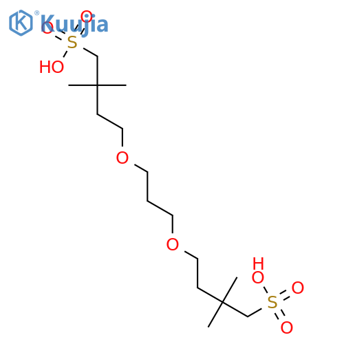 1-BUTANESULFONIC ACID, 4,4'-[1,3-PROPANEDIYLBIS(OXY)]BIS[2,2-DIMETHYL- structure