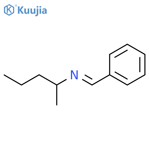 N-(Phenylmethylene)-2-pentanamine structure
