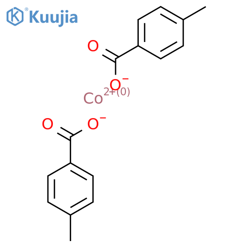 Cobalt(2+);4-methylbenzoate structure