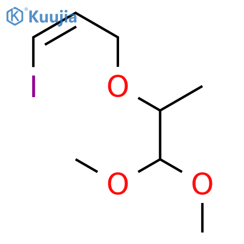1-Propene, 3-(2,2-dimethoxy-1-methylethoxy)-1-iodo-, (1Z)- structure