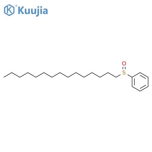 BENZENE, (PENTADECYLSULFINYL)- structure