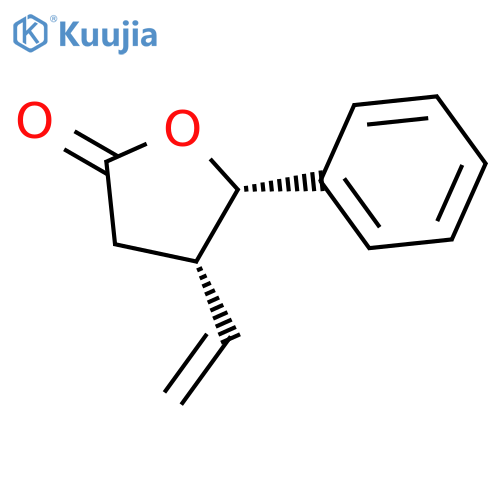 2(3H)-Furanone, 4-ethenyldihydro-5-phenyl-, (4S,5S)- structure