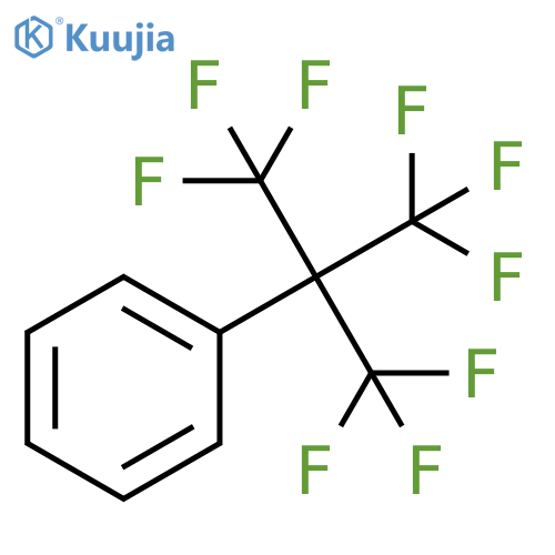 Benzene, [2,2,2-trifluoro-1,1-bis(trifluoromethyl)ethyl]- structure