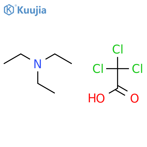 Acetic acid, trichloro-, compd. with N,N-diethylethanamine (1:1) structure