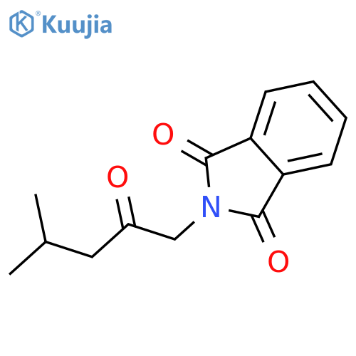 2-(4-methyl-2-oxopentyl)-1H-isoindole-1,3(2H)-dione structure