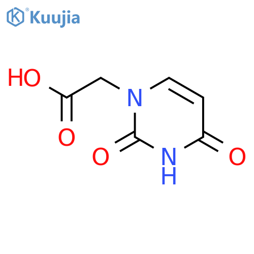 2-(2,4-dioxo-1,2,3,4-tetrahydropyrimidin-1-yl)acetic acid structure