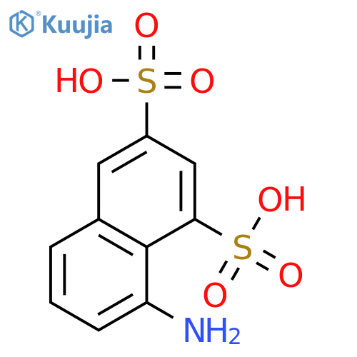 1,3-Naphthalenedisulfonic acid, 8-amino- structure