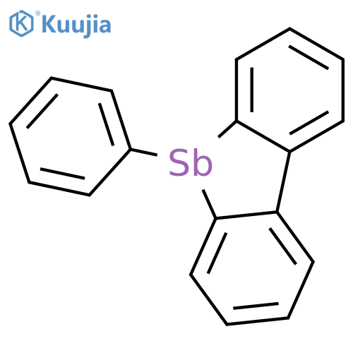 5H-Dibenzostibole, 5-phenyl- structure