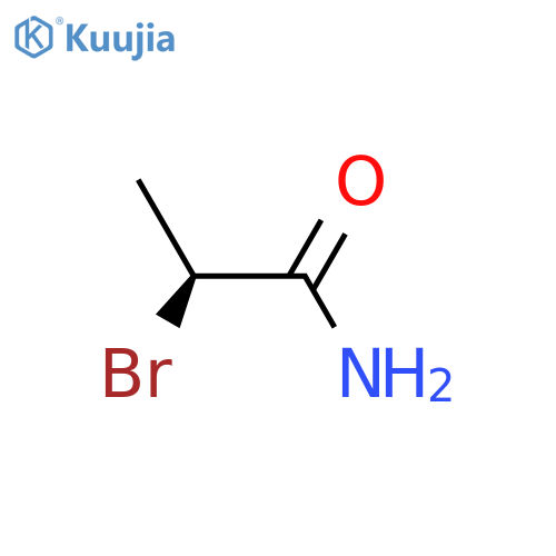 (s)-2-Bromopropanamide structure