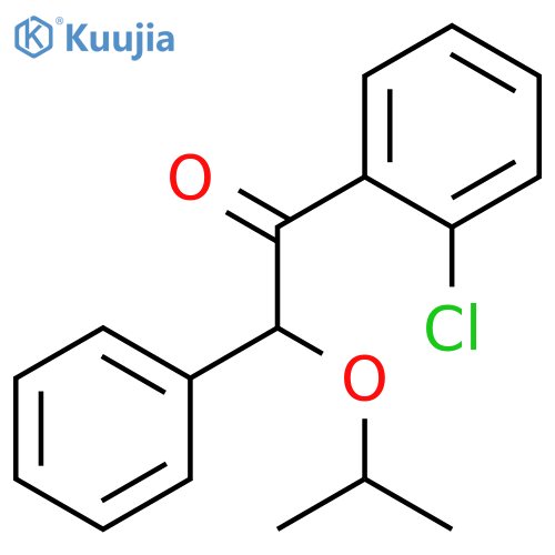 Ethanone, 1-(2-chlorophenyl)-2-(1-methylethoxy)-2-phenyl- structure