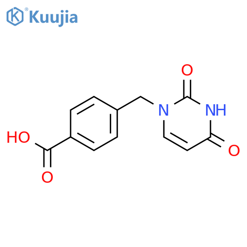 Benzoic acid,4-[(3,4-dihydro-2,4-dioxo-1(2H)-pyrimidinyl)methyl]- structure